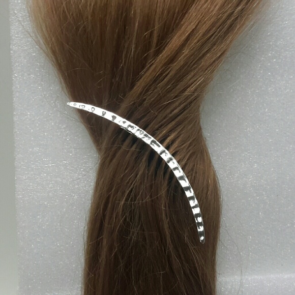 Accessories Silver Hammered Metal Hair Comb Poshmark